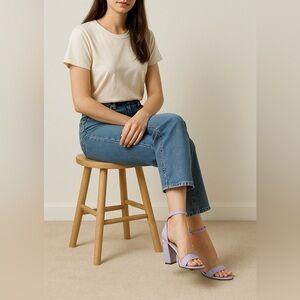 1318- Sam Edelman Yaro Lilac Color Ankle Strap Size 7 M NWT